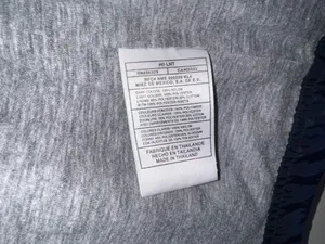 Nike Navy Lightweight Zip Windbreaker Jacket‎ Swoosh Stripe Women’s Medium thumbnail 13