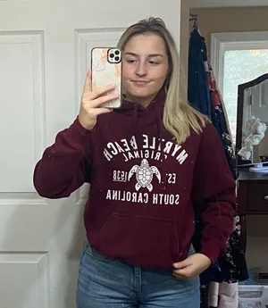 Myrtle beach Hoodie Red thumbnail 1