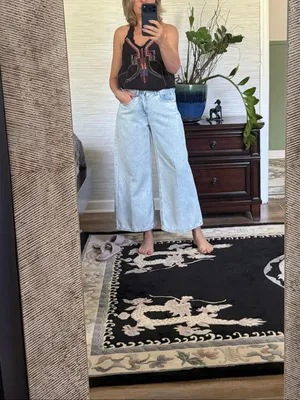 Rewash High Rise Acid Wash Denim Culotte Jeans Size 5/27 thumbnail 9
