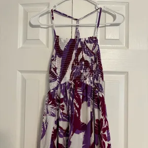 Free People Heat Wave Smocked Floral Maxi Dress thumbnail 6