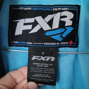 FXR Women's Ski & Snow Jacket in Black with Blue and Orange Accents thumbnail 8