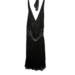 Adrianna Papell Black‎ Silk Dress thumbnail 4