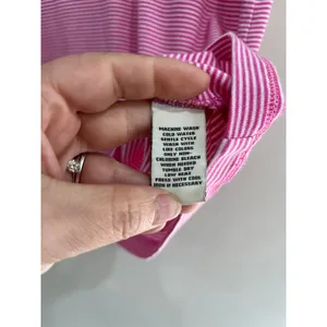 Polo Jeans Co Pink Stripe Tank‎ Top Cotton Modal Y2K Size XL thumbnail 5