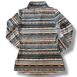 NIKE Pro Dri-Fit Hyperwarm Aztec Print 1/2 Zip Pullover Long Sleeve Top Sz. M thumbnail 12
