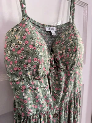 Floral Summer Dress Size M/L thumbnail 2