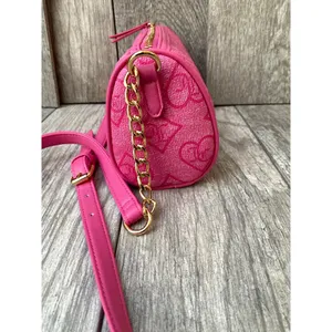 Juicy Couture | Pink Heart Logo Crossbody Bag & Card Holder Set thumbnail 4