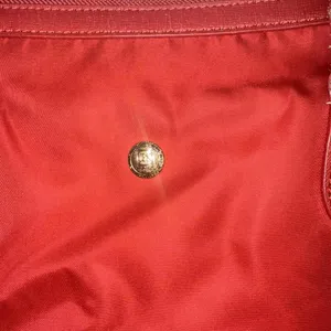 JPK Paris 75 Designer‎ Minimalist Canvas Carry Travel Red Crimson Tote Bag Purse thumbnail 8