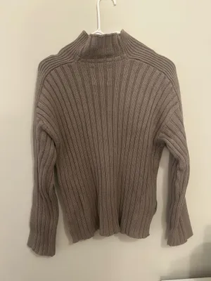 Abercrombie ribbed mock neck sweater thumbnail 4