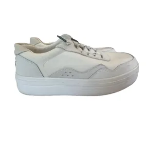 Hey Dude Women's Hudson Lift Platform Sneakers White Comfortable Casual Shoes 8 thumbnail 2
