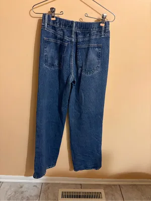 Rag & Bone Miramar Fleece Wide Leg Faux Jean Pants thumbnail 7