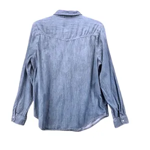 Old Navy Womens Western Shirt Large Cowgirl Rodeo Summer Country Concert Horse thumbnail 2
