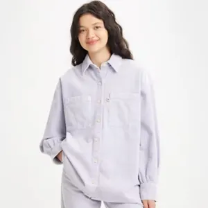 Nwt Levi'S - Jovi Relaxed Shirt In Purple Garment Dye thumbnail 4