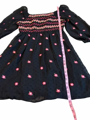 SAVANNA JANE smocked floral mini dress thumbnail 2