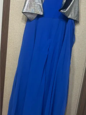 Elegant Royal Blue formal jumpsuit Dress thumbnail 2