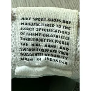 Nike Low Rise White Sneakers Women's Sz 8 thumbnail 7