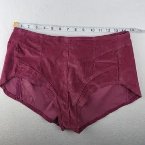 We The Free Free People Magenta Corduroy High Waisted Hot Shorts Pink Small thumbnail 10