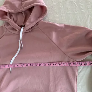 Women's Oversized Hoodie Dress with Split Sides Blush Size XL #260495 thumbnail 5