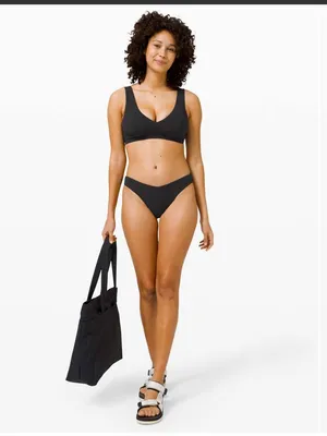 Lululemon Calm Tides Black Bikini Top thumbnail 4