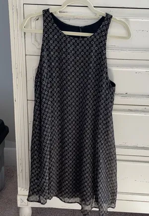 Abercrombie patterned dress Sz L thumbnail 1