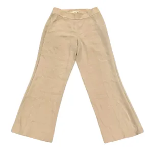 Banana Republic Womans Camden Tan Wide Leg Dress Pants Size 10 thumbnail 1