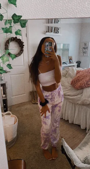Purple Tie Dye Sweats thumbnail 3