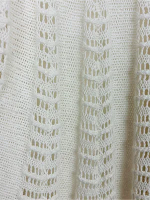 Anthropologie Moth long line cocoon open weave hooded cotton linen blend sweater thumbnail 4