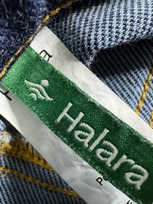 Halara Flex High Waisted Pockets Rolled Hem Wide Leg Washed Casual Jeans Size XS thumbnail 7