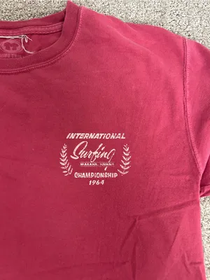 Unisex Vintage Inspired Hawaii International Surf T-Shirt Size Small thumbnail 2