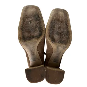 Sam Edelman Daria Women's Brown Suede Leather Square Toe Zipper Ankle Boots 8.5 thumbnail 4