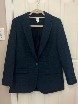 J Crew Women’s Plaid Blazer thumbnail 3