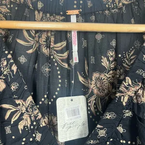 NWT Free People Women's Golden Hour Maxi Dress Black size XS thumbnail 4