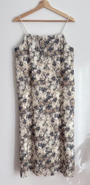 Uma Wang Style Floral Printed Midi Dress thumbnail 1