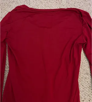 Long sleeve cherry red bodysuit  thumbnail 4