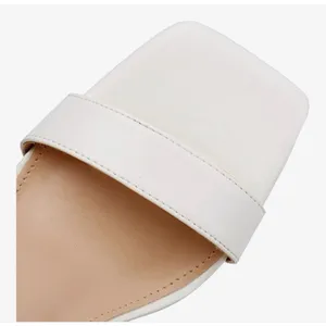 NEW High Heel Wedding Pearl Open Square Toe Block Bow Bridal Shoes 9.5 thumbnail 3