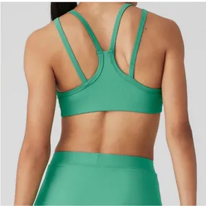 Alo Sports Bra - Kelly Green thumbnail 2
