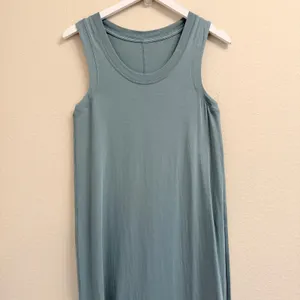 Lululemon All Yours Tank Maxi Dress Tidewater Teal Womemns 4 Athletic‎ Casual thumbnail 5