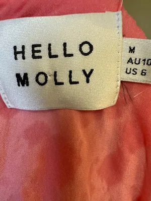 Hello Molly Summer In Love Pink Strapless Maxi Dress US 6 Medium Cottagecore thumbnail 5
