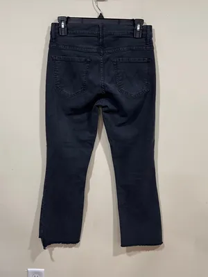 Mother The Insider Crop Step FrayJeans in Night in Paris Size 27 EUC thumbnail 7