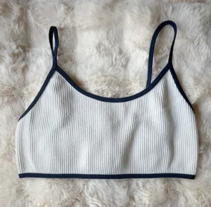 Zara Ribbed Crop Top thumbnail 1