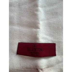 Valentino Dust Bag Beige Drawstring Purse Shoes thumbnail 3