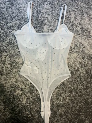 Forever 21 Rhinestone mesh bodysuit thumbnail 2