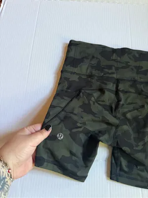 Lululemon Fast & Free Camo Athletic Shorts 6" thumbnail 2