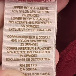 Free People sheer lace blouse tunic burgundy size medium boho corset design thumbnail 12
