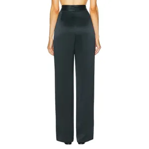 The Sei Wide Leg Trousers in Ink 2 New Womens Silk Pants thumbnail 3
