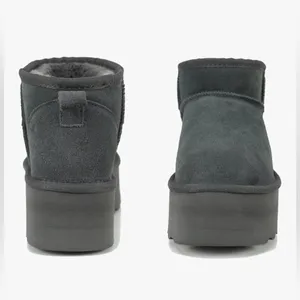 NEW Ultra Mini Platform Classic Short Ankle Cloud Fur Lined Anti-Slip Boots 6.5 thumbnail 5