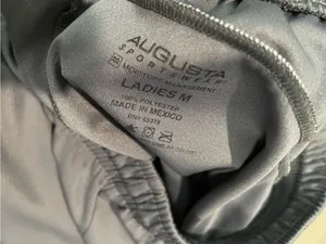 Augusta Sportswear Gray Women's Athletic Shorts thumbnail 3