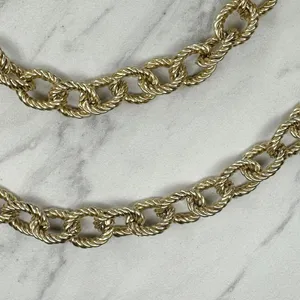Tassel Gold Tone Chain Link Belt Extra Small/Small (XS/S) ✨ thumbnail 3