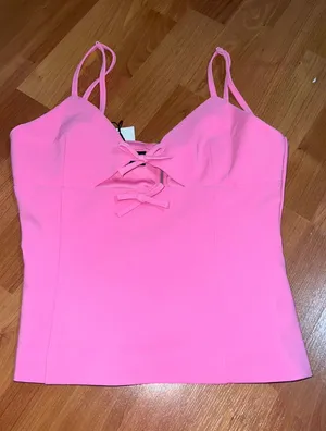 ZARA Top with bows  thumbnail 1