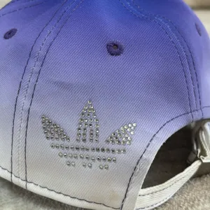 VTG Phoenix Suns Adidas Women NBA Ombre White Purple Bling Logo Y2K Cap‎ Hat thumbnail 3