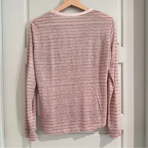 Young Fabulous Broke Striped Linen Top Size‎ Small thumbnail 2